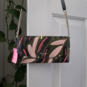 Kate Spade Green and Pink Crossbody Bag